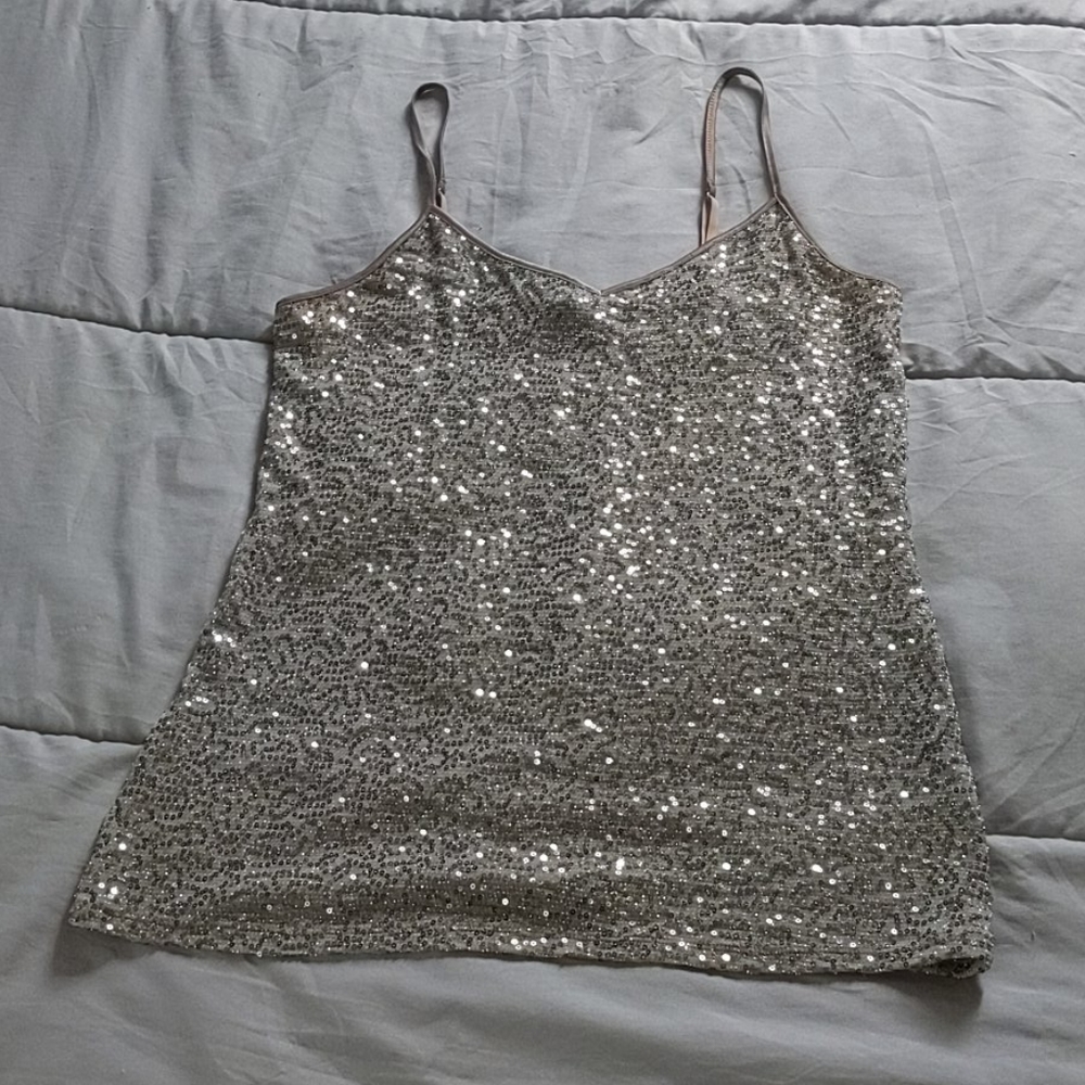 Express sparkly sequin top